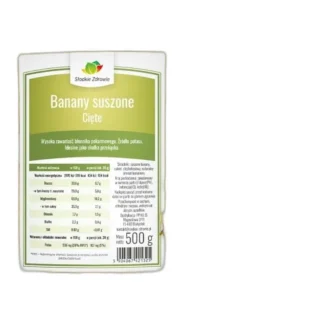 CHIPSY BANANOWE banan suszony BEZ KONSERWANTU 500g — zdjęcie 1