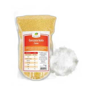 GORCZYCA BIAŁA ziarno owoc wysoka jakość spożywcza 1kg — zdjęcie 1