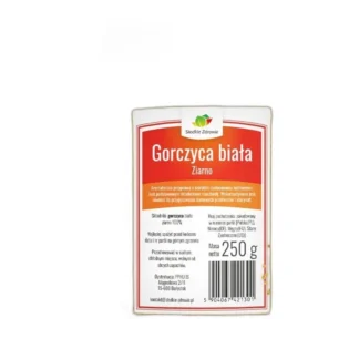 GORCZYCA BIAŁA ziarno owoc wysoka jakość spożywcza 250g — zdjęcie 1