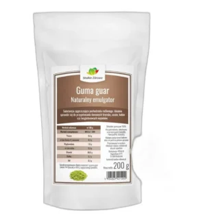 GUMA GUAR naturalna czysta BŁONNIK 200g — zdjęcie 1