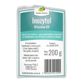 Inozytol Mio-Inozytol czystości analitycznej Witamina B8 1000mg 200g — zdjęcie 1