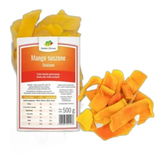 MANGO SUSZONE plastry, naturalne, słodzone do cukru 500g 5% — zdjęcie 1