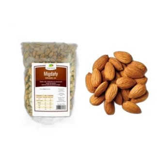 Migdały Słodkie Zdrowie całe orzechy 500 g — zdjęcie 1
