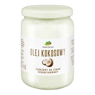 OLEJ KOKOSOWY NIERAFINOWANY VIRGIN NATURALNY 500ML — zdjęcie 1
