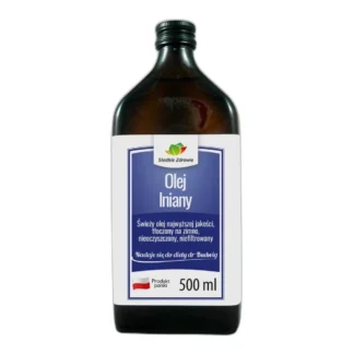 Olej lniany nierafinowany Słodkie Zdrowie 500 ml — zdjęcie 1