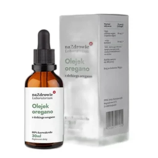 OLEJEK OREGANO 30ml z dzikiego oregano 60% karwakrolu NATURALNY 100% czystości a — zdjęcie 1
