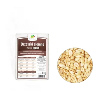 Orzechy ARACHIDOWE BEZ SOLI ziemne 1kg NATURALNE 1000g — zdjęcie 1