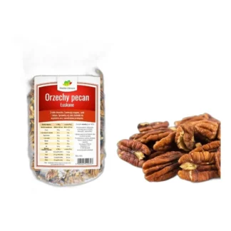 Orzechy PECAN PEKAN najwyższa jakość 100% połówki 500g — zdjęcie 1