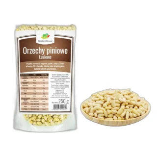 Orzechy piniowe Słodkie Zdrowie całe orzechy 250 g wegańskie — zdjęcie 1