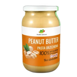 PASTA ORZECHOWA ORZECHY BEZ CUKRU SOLI KREM CRUNCHY ŚWIEŻE KETO 900g 100% — zdjęcie 1