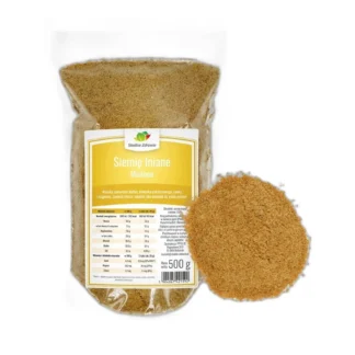 SIEMIĘ LNIANE MIELONE len mielony świeży nieodtłuszczony 500G Keto — zdjęcie 1