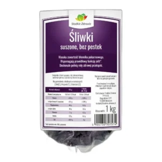 Słodkie zdrowie śliwki suszone bez pestek 1 kg — zdjęcie 1