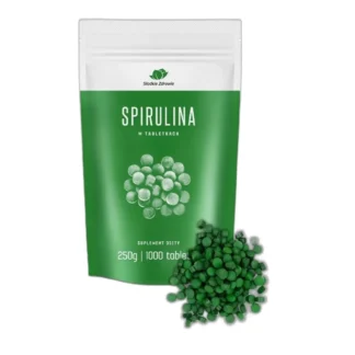 Spirulina tabletki Słodkie Zdrowie g 1000 szt. bez barwników 250 — zdjęcie 1